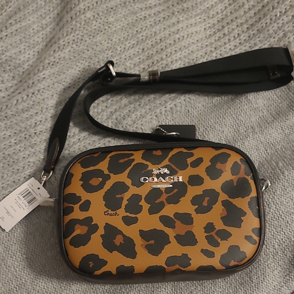 Coach Leopard Print Crossbody Bag